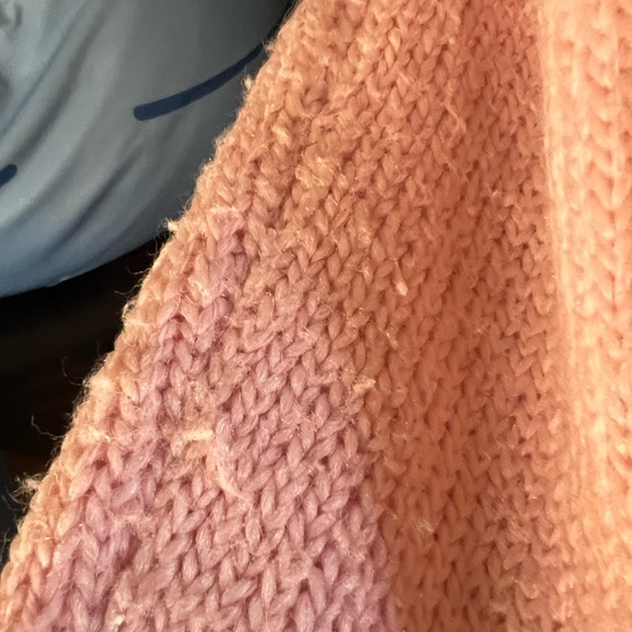 Boundary Waters Daytons Baby Pink Cardigan Sweater Vintage 80s Size L - Picture 7 of 8